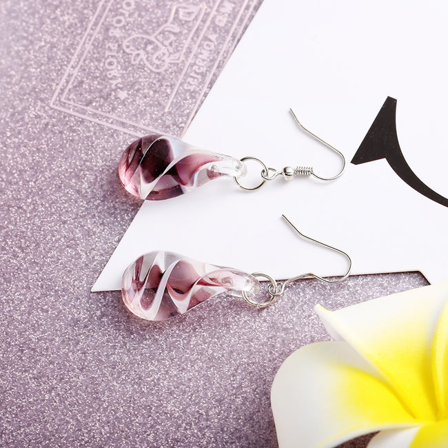 Style Charm Coloured Glaze Water Droplets Drop