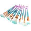 Beauty Mermaid Brush Multicolor Foundation Eyeshadow