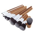 Makeup Brush With Bamboo Handle Soft Synthetic Hair
