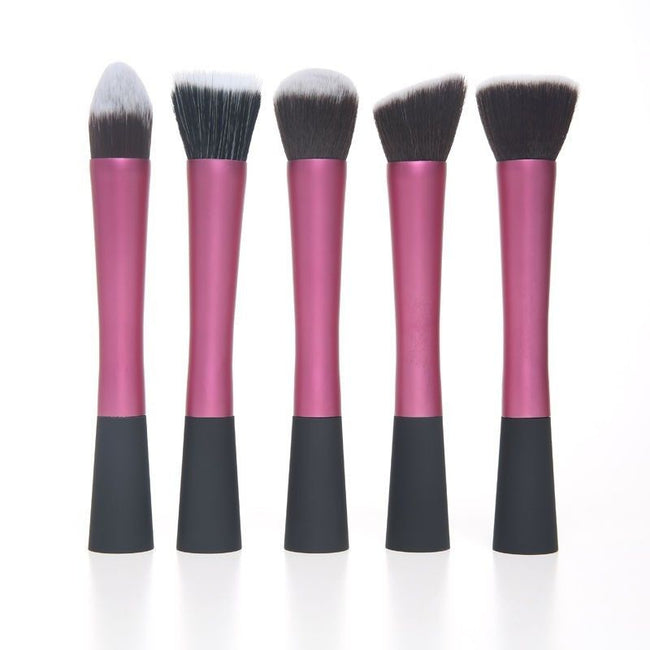 Pro Duo-Fiber Face Makeup Brush Multi Task Set