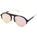 Sunglasses Round Frame Colored Coating Eye Wear