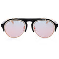 Sunglasses Round Frame Colored Coating Eye Wear