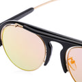 Sunglasses Round Frame Colored Coating Eye Wear