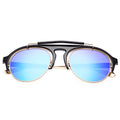 Sunglasses Round Frame Colored Coating Eye Wear