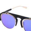 Sunglasses Round Frame Colored Coating Eye Wear