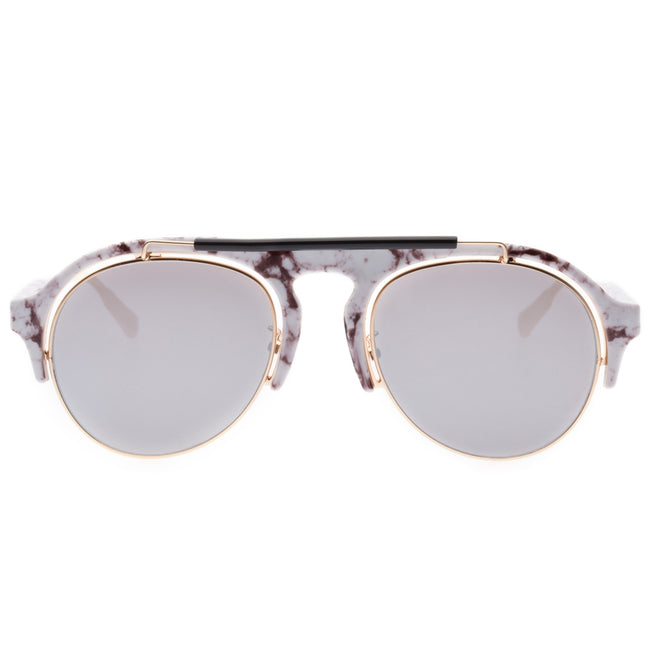 Sunglasses Round Frame Colored Coating Eye Wear