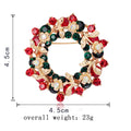 Flower Wreath Brooch