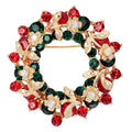 Flower Wreath Brooch