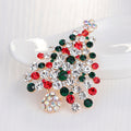 Zircon Christmas Tree Brooch