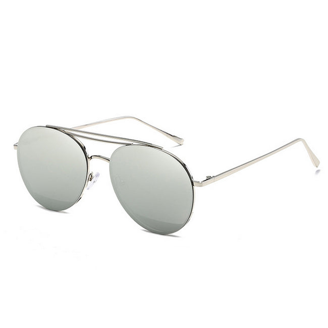Retro Vintage Metal Small Oval Round Women