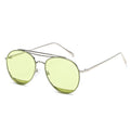 Retro Vintage Metal Small Oval Round Women