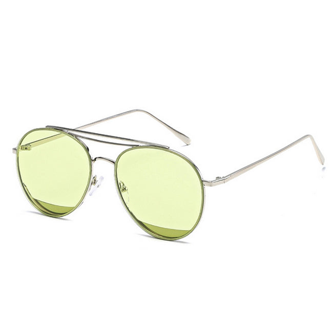 Retro Vintage Metal Small Oval Round Women
