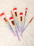 Rainbow Unicorn Conical Makeup Brushes Set