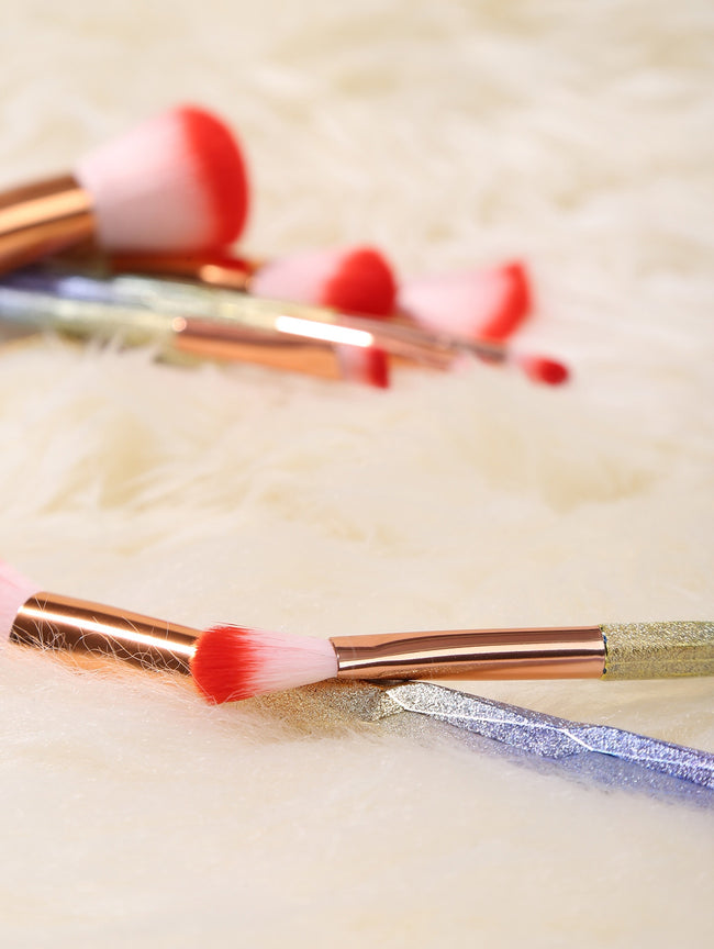 Rainbow Unicorn Conical Makeup Brushes Set