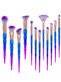Fancy Color Taper Angular Makeup Brushes Set