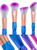 Fancy Color Taper Angular Makeup Brushes Set