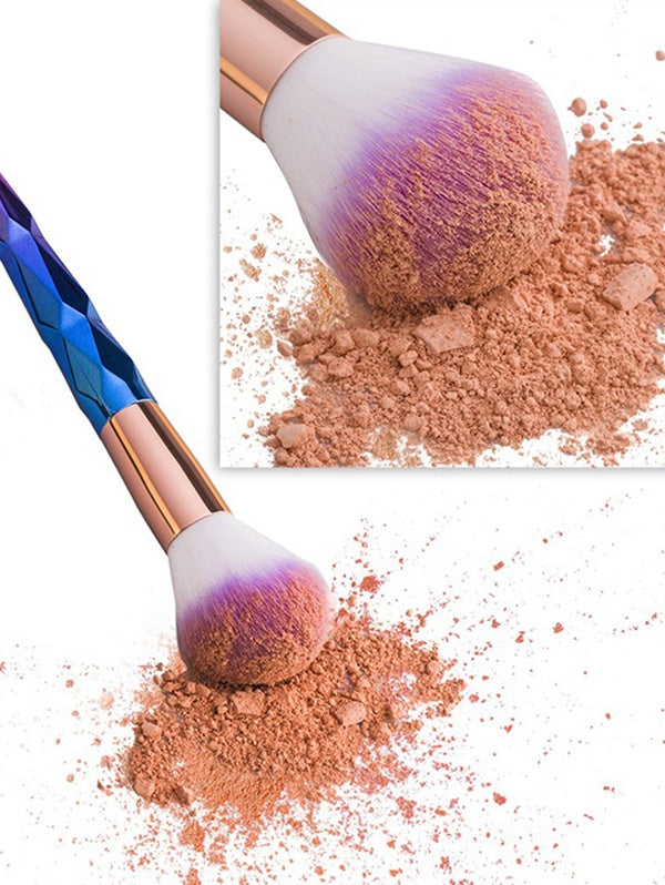 Fancy Color Taper Angular Makeup Brushes Set
