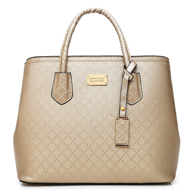 6 Pcs Argyle Pattern Handbag Set