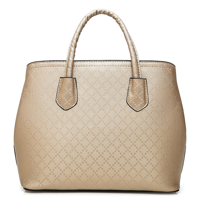 6 Pcs Argyle Pattern Handbag Set
