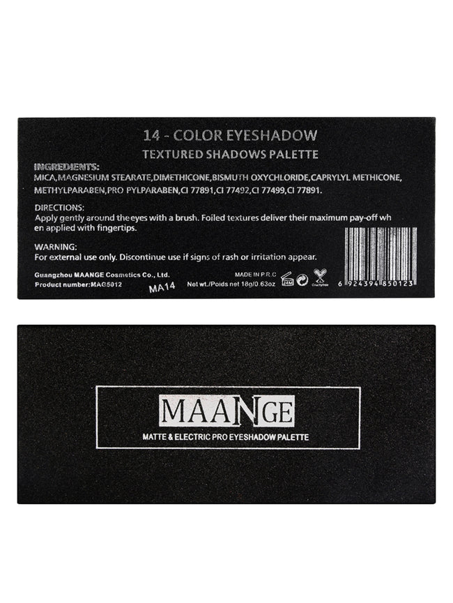 Professional Matte Electric Pro Eyeshadow Palette
