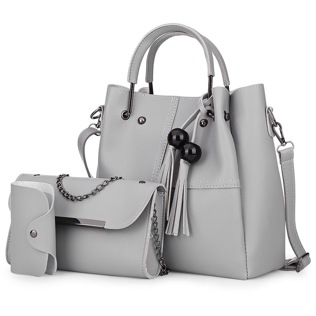 Leather Handbag Women Shoulder Bag Card Holder