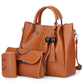 Leather Handbag Women Shoulder Bag Card Holder