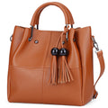 Leather Handbag Women Shoulder Bag Card Holder