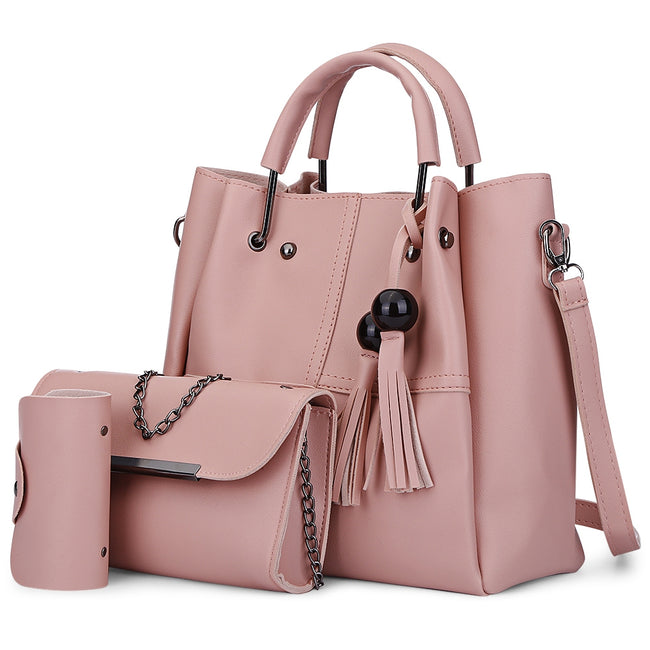 Leather Handbag Women Shoulder Bag Card Holder