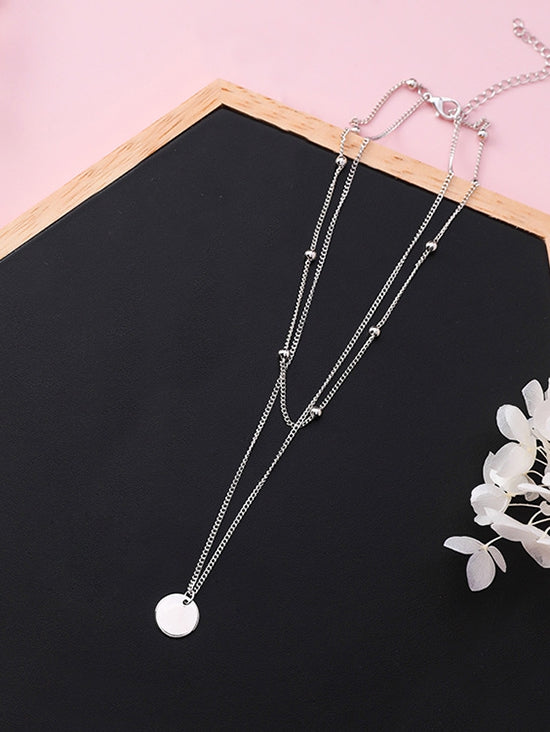 Layered Round Shape Beaded Necklace