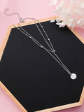Layered Round Shape Beaded Necklace