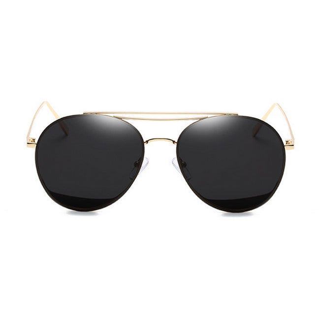 Retro Vintage Metal Small Oval Round Women