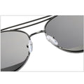 Retro Vintage Metal Small Oval Round Women