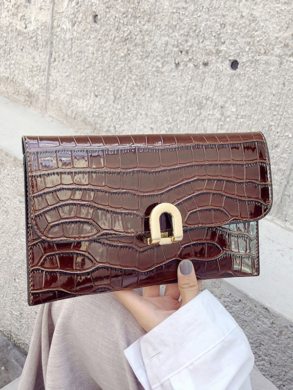 Animal Print Striped Luxury Handbag Set