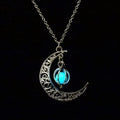 Fashion Women'S Moon Charm Luminous Stone
