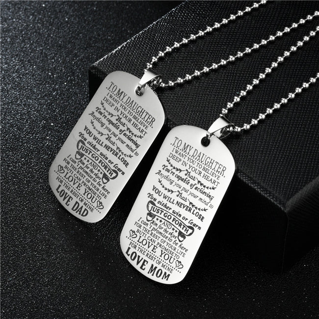 To My Son Daughter I Want You To Believe