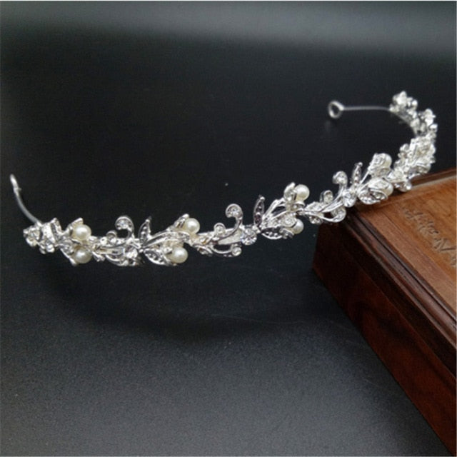 Gorgeous Silver Crystal Bridal Tiara Crown Bride