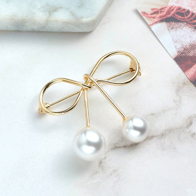 Fashion Pins Woman/Girl Imitation Pearl Brooch