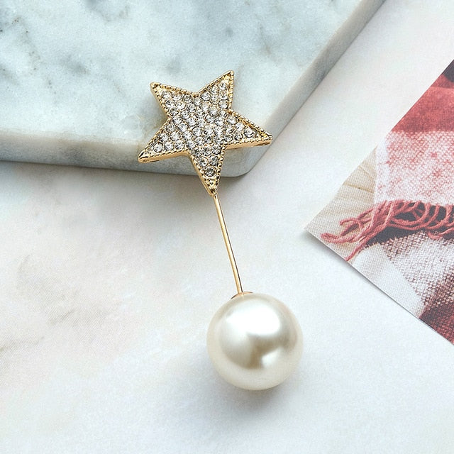 Fashion Pins Woman/Girl Imitation Pearl Brooch