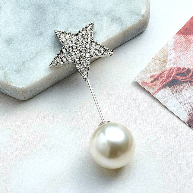 Fashion Pins Woman/Girl Imitation Pearl Brooch