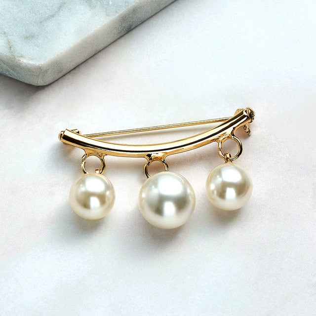 Fashion Pins Woman/Girl Imitation Pearl Brooch