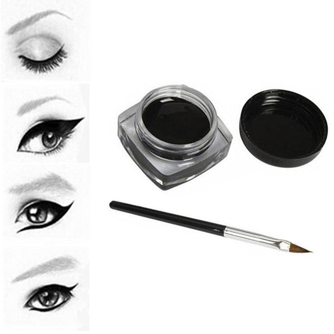 Black Waterproof Eyeliner cream Make Up Beauty