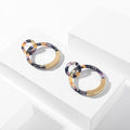 Leopard Print Acrylic Round Earrig Fashion Charm