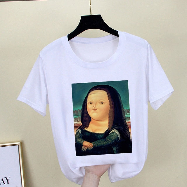 Spoof personality fashion Tshirt Short Sleeve