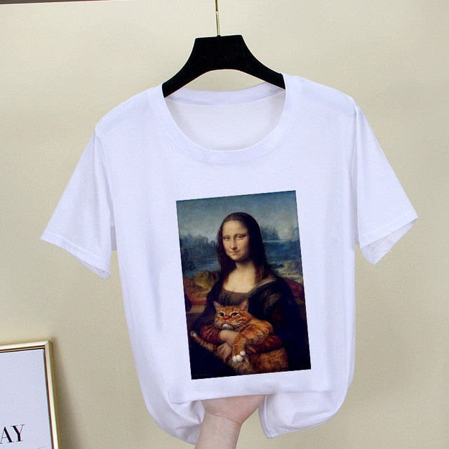 Spoof personality fashion Tshirt Short Sleeve