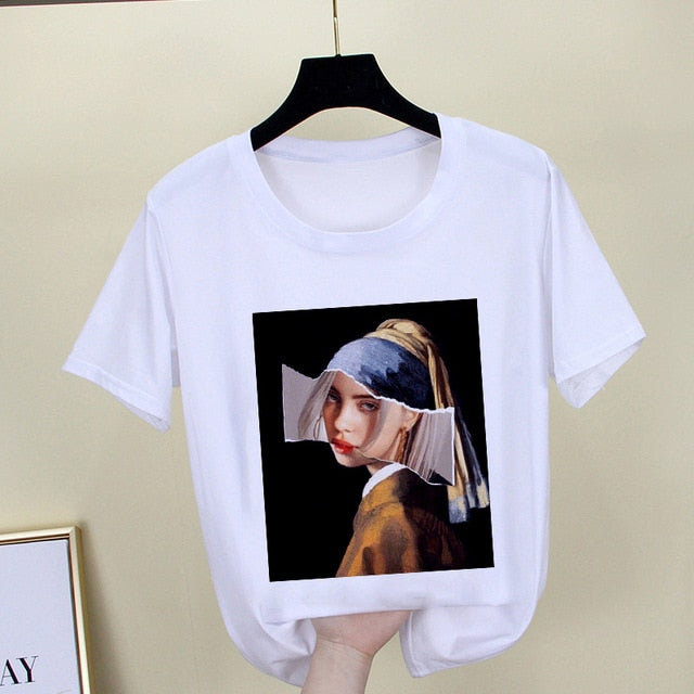 Spoof personality fashion Tshirt Short Sleeve