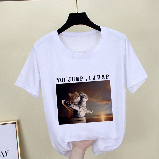 Spoof personality fashion Tshirt Short Sleeve