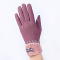 Warm Women Fashion Gloves Thick Touched