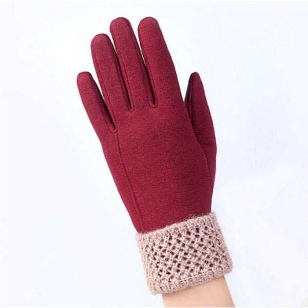 Warm Women Fashion Gloves Thick Touched