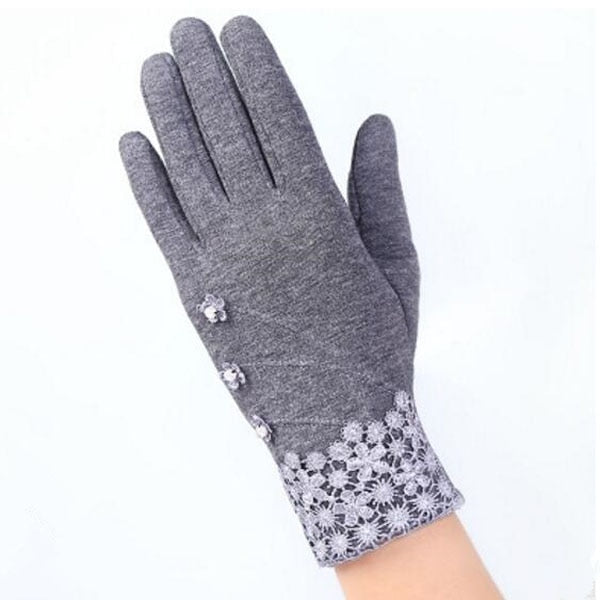 Warm Women Fashion Gloves Thick Touched