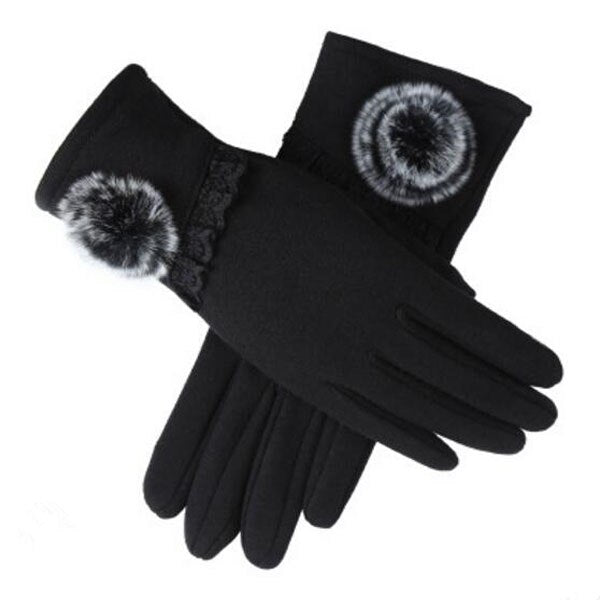 Warm Women Fashion Gloves Thick Touched